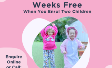 2 Weeks Free Childcare When You Enrol Both Your Children