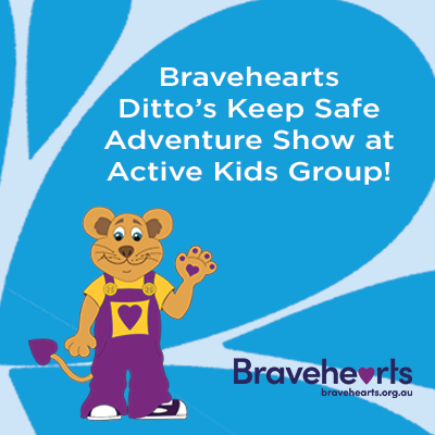 The Bravehearts Ditto’s Keep Safe Adventure Show has been captivating children in Sydney’s Active Kids Group childcare centres since May, teaching essential personal safety skills through engaging, age-appropriate language, song, and dance. About the Ditto Show The Ditto Show, starring Bravehearts’ lovable lion cub ‘Ditto’ and a specially trained presenter, is an interactive experience designed…