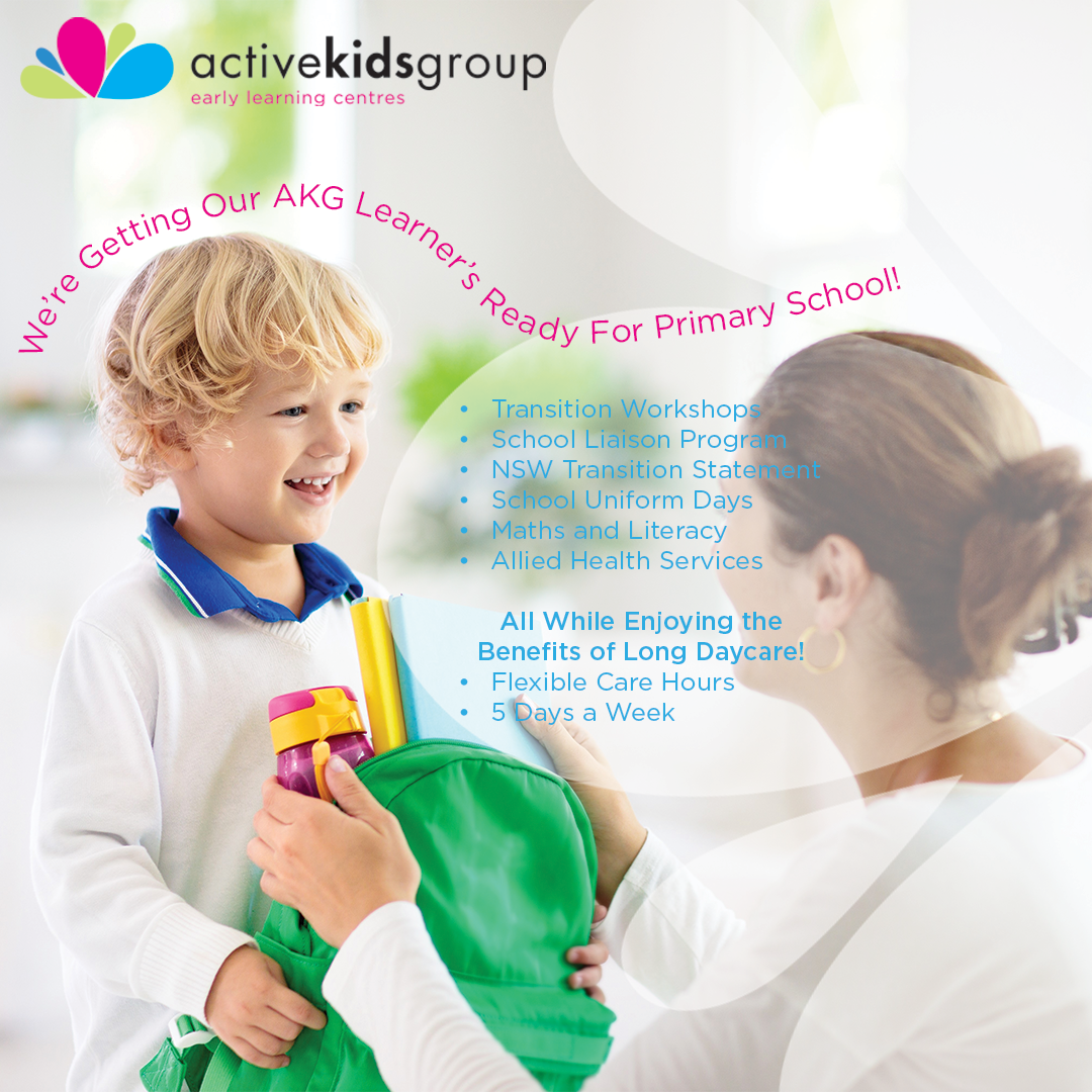 At Active Kids Group Childcare in Sydney, we provide a comprehensive program to ensure your child’s transition from preschool and kindergarten to primary school is smooth and stress-free. Our passionate educators guide you through every step, ensuring your child is well-prepared and confident to embark on their educational journey. Our Essential Transition Services Include: Health…